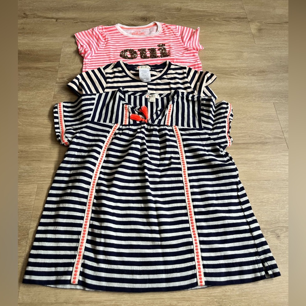 Crewcuts Shirts Cotton Spring Bundle SZ 8 Stripes